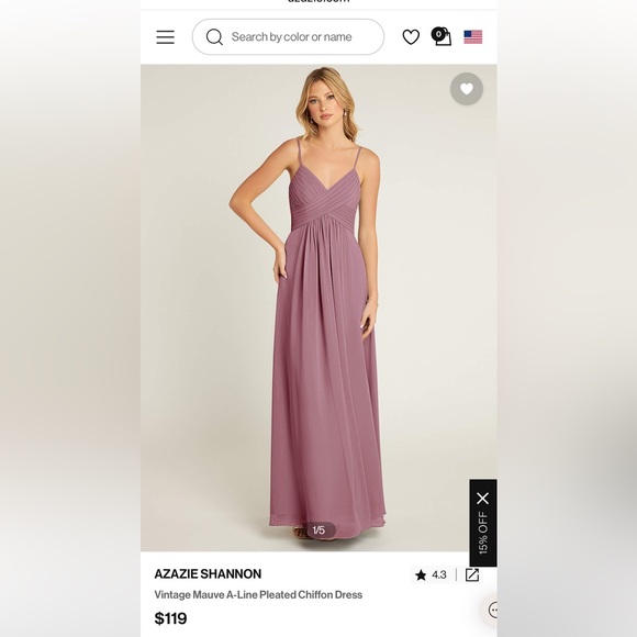 Azazie Shannon Bridesmaid Dress - Picture 6 of 6